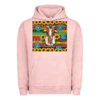 Pigment Salmon goat sunflowers gemstones serape leopard glitter Urban Hoodie - Artiststas