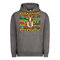 Pigment Tornado goat sunflowers gemstones serape leopard glitter Urban Hoodie - Artiststas