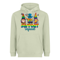Matcha support squad pride gnomies Heavyweight Hoodie - texasbilliewilder