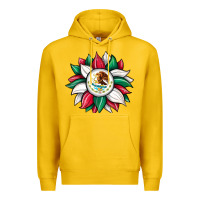 Lemon sunflower mexican flag Premium Hoodie - JahusDesignShop