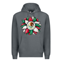 Rock sunflower mexican flag Premium Hoodie - JahusDesignShop