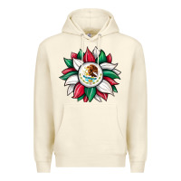 Sandshell sunflower mexican flag Premium Hoodie - JahusDesignShop