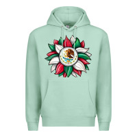 Seafoam sunflower mexican flag Premium Hoodie - JahusDesignShop