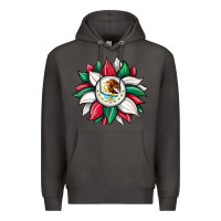 Smoke sunflower mexican flag Premium Hoodie - JahusDesignShop
