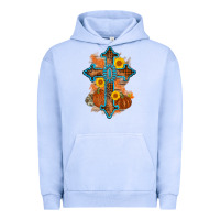 Pigment Grape Ice thanksgiving cross pumpkin sunflower Urban Hoodie - AdoDesignShop