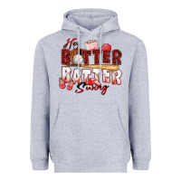 Heather Grey hey batter batter swing baseball Heavyweight Hoodie - Zillion Design Studio
