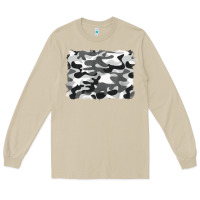 Mushroom black and white camouflage Long Sleeve Tee - BarkalooDesign