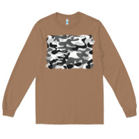 Toasted Coconut black and white camouflage Long Sleeve Tee - BarkalooDesign