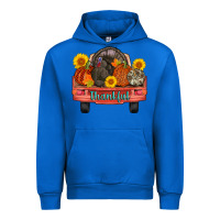 Cobalt thankful turkey truck Urban Hoodie - AdoDesignShop