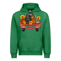 Emerald thankful turkey truck Urban Hoodie - AdoDesignShop
