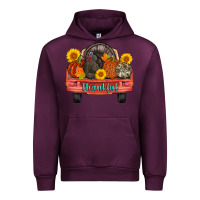 Mauve Wine thankful turkey truck Urban Hoodie - AdoDesignShop