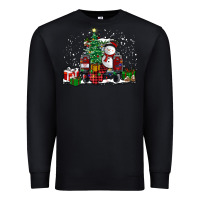 Black christmas truck Premium Sweatshirt - RanaPortraitStore
