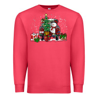Cardinal christmas truck Premium Sweatshirt - RanaPortraitStore