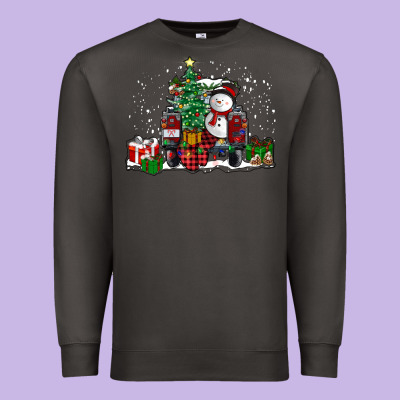 Christmas Truck Premium Sweatshirt Designed By Ranaportraitstore