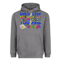 Storm you are enough with daisies Heavyweight Hoodie - texasbilliewilder