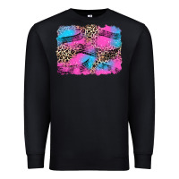 Black race background Premium Sweatshirt - Zillion Design Studio
