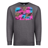 Charcoal Heather race background Premium Sweatshirt - Zillion Design Studio