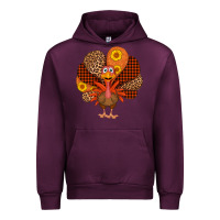 Mauve Wine thanksgiving turkey Urban Hoodie - AdoDesignShop