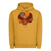 Pigment Peanut Butter thanksgiving turkey Urban Hoodie - AdoDesignShop
