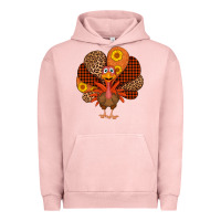 Pigment Salmon thanksgiving turkey Urban Hoodie - AdoDesignShop