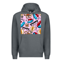 Rock physics seamless pattern Premium Hoodie - BundleAndBundleShop