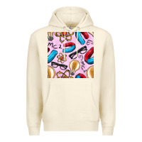 Sandshell physics seamless pattern Premium Hoodie - BundleAndBundleShop
