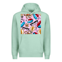 Seafoam physics seamless pattern Premium Hoodie - BundleAndBundleShop