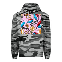 Slate Camo physics seamless pattern Premium Hoodie - BundleAndBundleShop