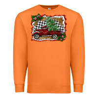 Carrot christmas truck with tree Premium Sweatshirt - RanaPortraitStore
