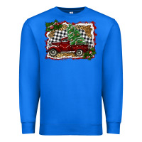 True Royal christmas truck with tree Premium Sweatshirt - RanaPortraitStore