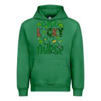 Emerald Leopard Glitter One Lucky Nurse Urban Hoodie - Artiststas