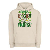 Pigment French Oak Leopard Glitter One Lucky Nurse Urban Hoodie - Artiststas