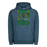 Pigment Midnight Navy Leopard Glitter One Lucky Nurse Urban Hoodie - Artiststas