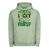 Pigment Oil Green Leopard Glitter One Lucky Nurse Urban Hoodie - Artiststas