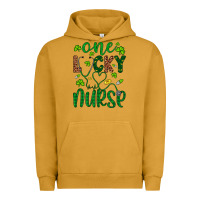 Pigment Peanut Butter Leopard Glitter One Lucky Nurse Urban Hoodie - Artiststas