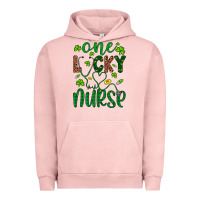 Pigment Salmon Leopard Glitter One Lucky Nurse Urban Hoodie - Artiststas