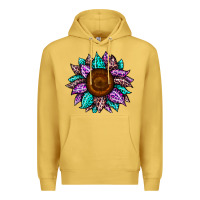 Antique Gold sunflower leopard color Premium Hoodie - JahusDesignShop