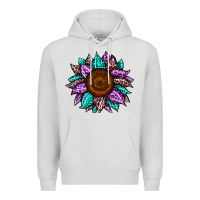 Dove Grey sunflower leopard color Premium Hoodie - JahusDesignShop