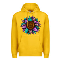 Lemon sunflower leopard color Premium Hoodie - JahusDesignShop