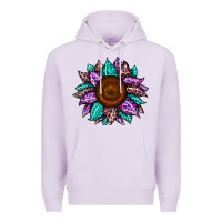 Lilac sunflower leopard color Premium Hoodie - JahusDesignShop