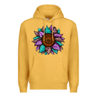Mustard sunflower leopard color Premium Hoodie - JahusDesignShop