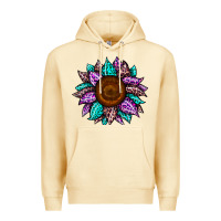 Pina Colada sunflower leopard color Premium Hoodie - JahusDesignShop