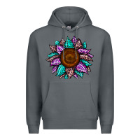 Rock sunflower leopard color Premium Hoodie - JahusDesignShop