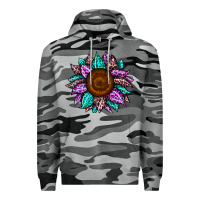 Slate Camo sunflower leopard color Premium Hoodie - JahusDesignShop