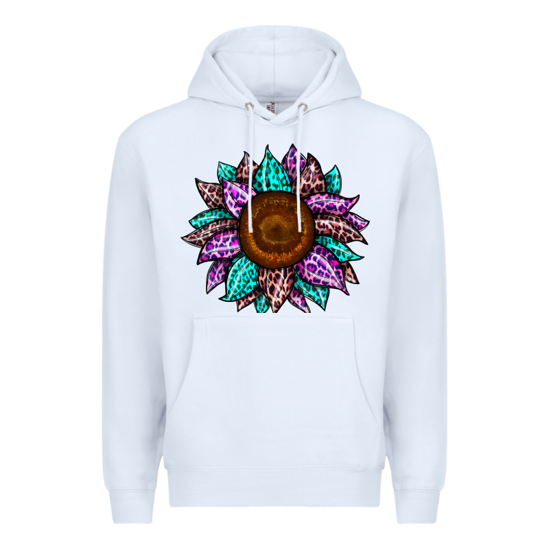 Sunflower Leopard Color Premium Hoodie by JahusDesignShop | Teevron