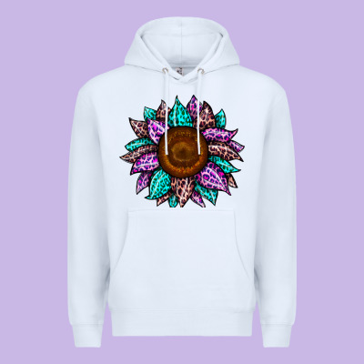 Sunflower Leopard Color Premium Hoodie Designed By Jahusdesignshop