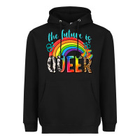 Black the future is queer Heavyweight Hoodie - texasbilliewilder