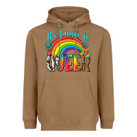 Toasted Coconut the future is queer Heavyweight Hoodie - texasbilliewilder