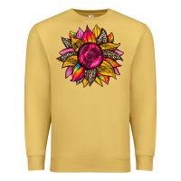 Antique Gold race  sunflower Premium Sweatshirt - Zillion Design Studio