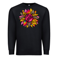 Black race  sunflower Premium Sweatshirt - Zillion Design Studio